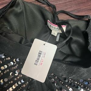 Boutique satin dress size SMALL nwt